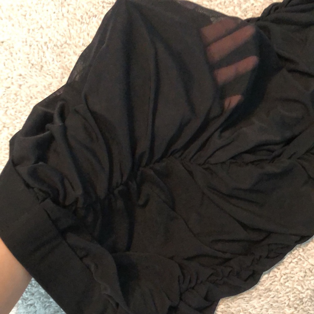 Mesh Ruffled Pants - Picture 3 of 3